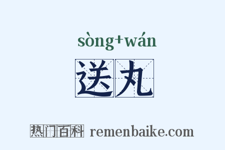 送丸是什么意思的图片